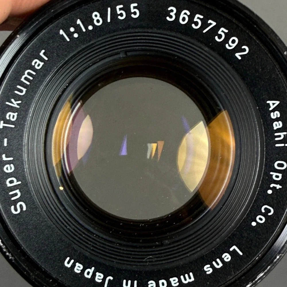 Asahi Super Takumar 55mm f1.8 M42 Mount Lens 3657592 Black Vintage